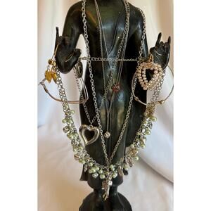 Heart Jewelry Grab Bag Bundle Love Theme Craft and Wear Mix Charm Necklace